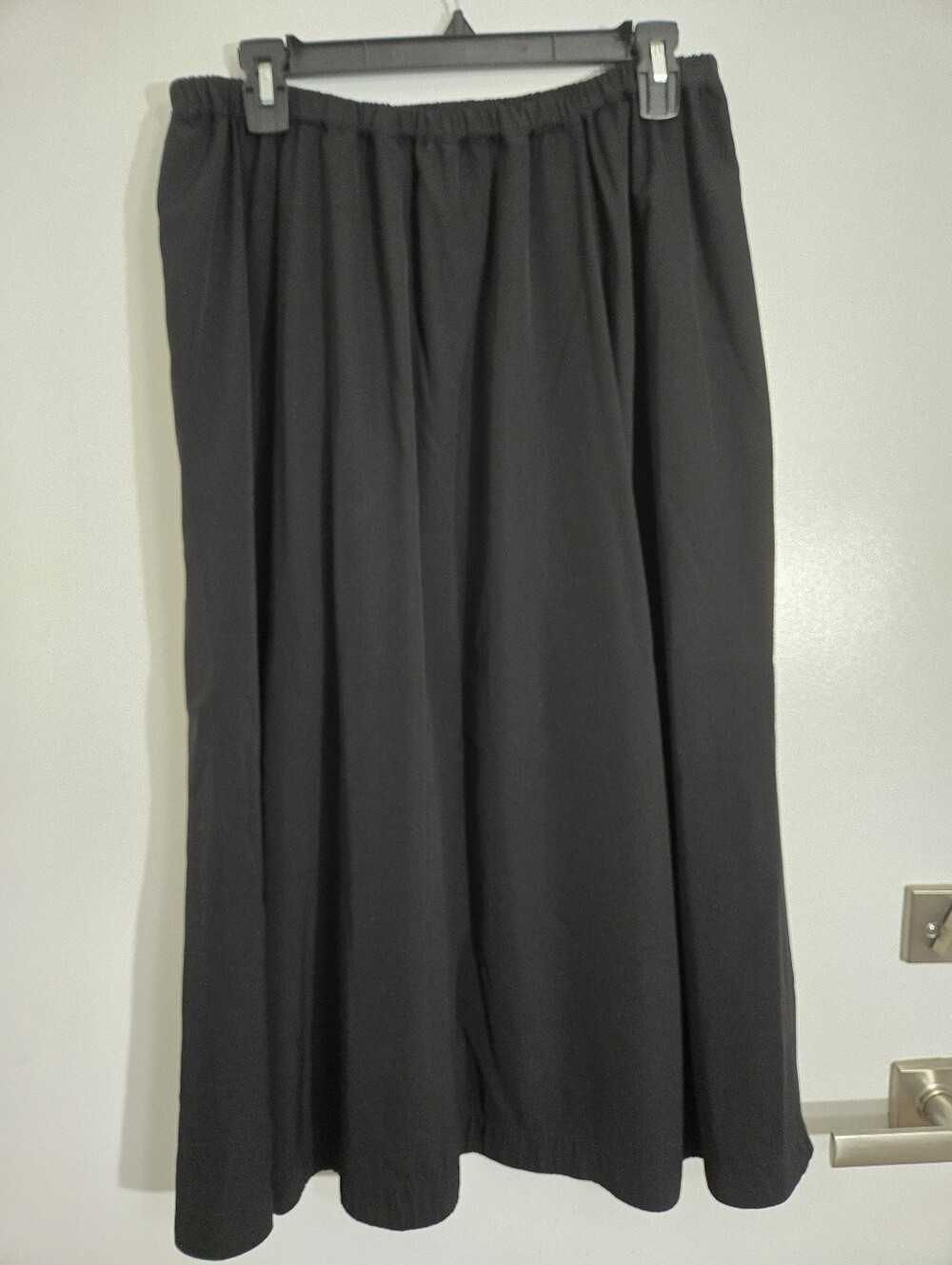 Women's Manuelle Guibal Black A-Line Skirt Size L - Picture 7 of 7